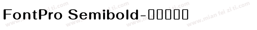 FontPro Semibold字体转换